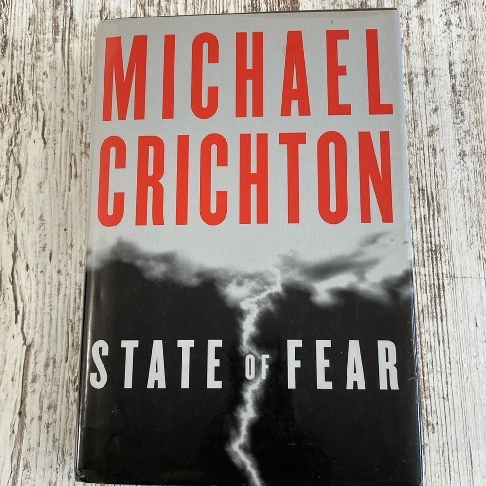 State Of Fear Michael Crichton Hardcover Book 2004 1st Ed Fiction Thriller